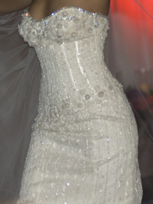 diamondweddingdress The most expensive wedding dress in the world to date